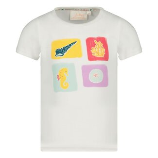 Jubel Jubel t-shirt - Lazy Lagoon wit