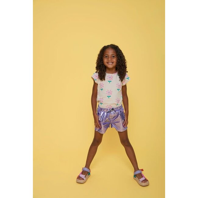 Jubel short - Rolling into Spring paars