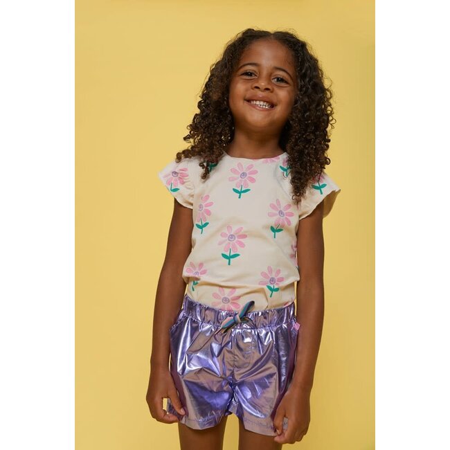 Jubel short - Rolling into Spring paars