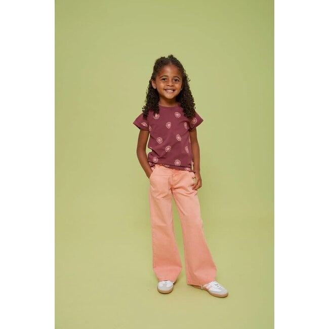 Jubel t-shirt aop - Salsa Sunset bordeaux