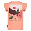 Jubel t-shirt met backprint - Salsa Sunset zalm