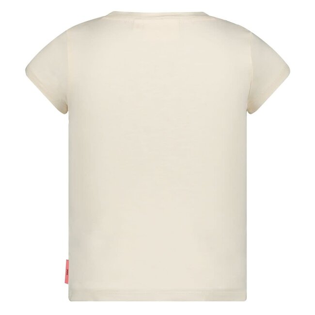 Jubel t-shirt met crochet zakje - Salsa Sunset offwhite