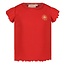 Jubel t-shirt rib - Salsa Sunset rood