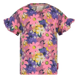 Jubel Jubel t-shirt aop - Rolling into Spring roze