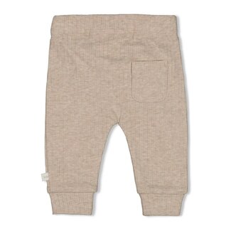 Feetje Feetje broek rib - Elephant taupe melange