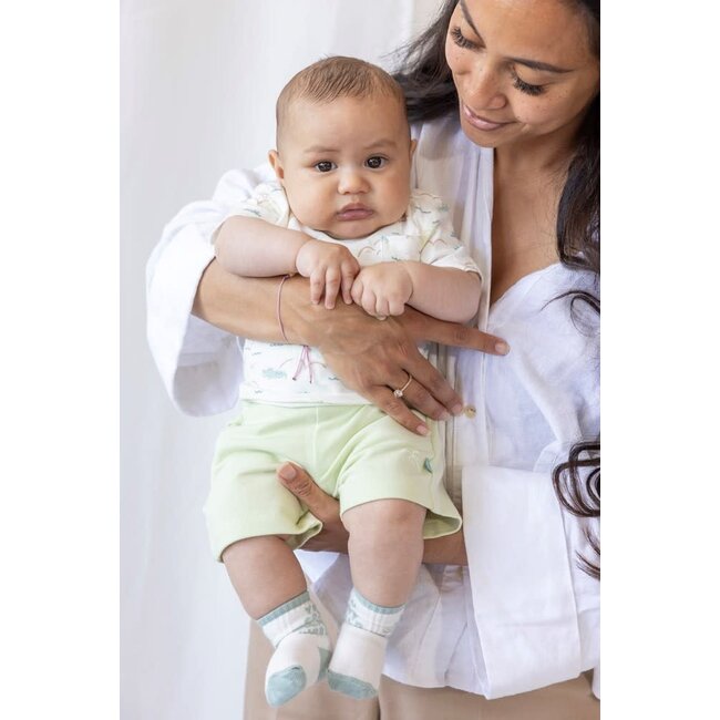 Feetje short - You Croc my World lime