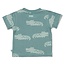 Feetje t-shirt aop - You Croc my World zeegroen