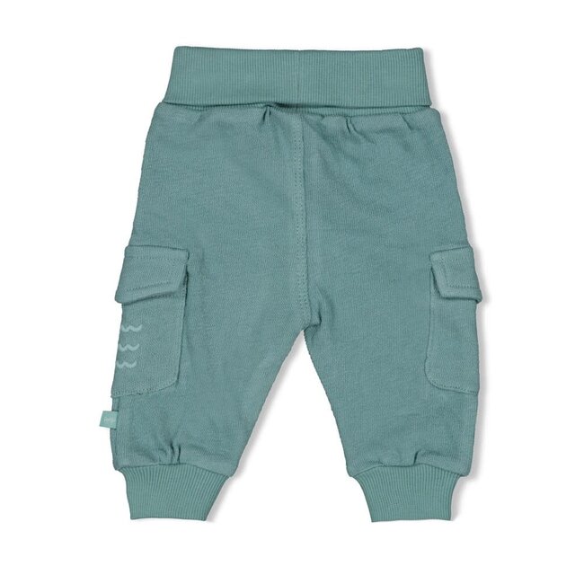 Feetje broek - You Croc my World zeegroen