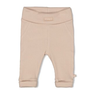 Feetje Feetje broek rib - Honey Bear zand