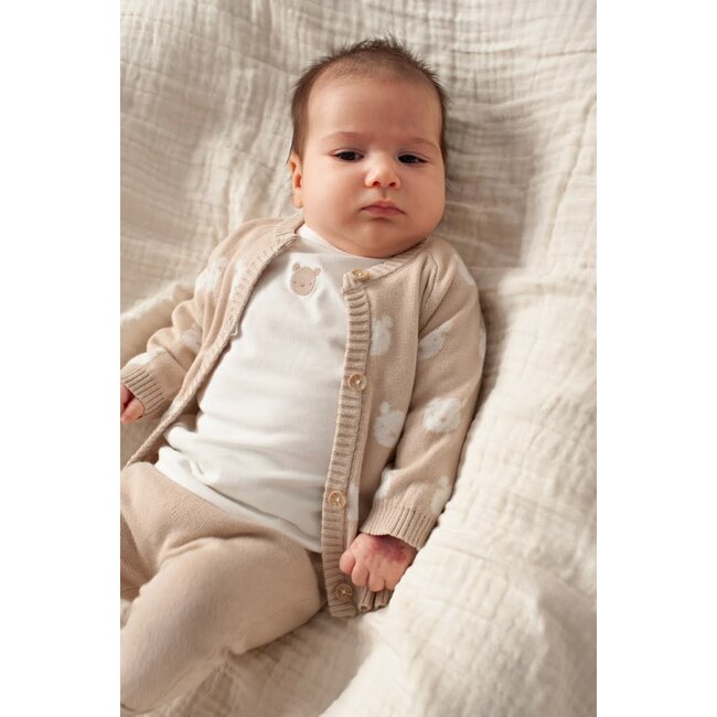 Feetje longsleeve embroidery beer - The Knits offwhite