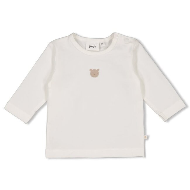 Feetje longsleeve embroidery beer - The Knits offwhite