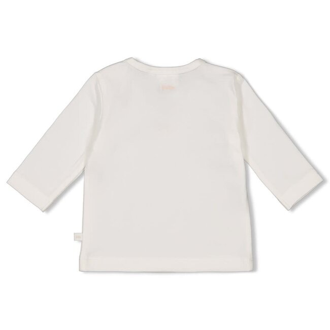 Feetje longsleeve embroidery strik - The Knits offwhite