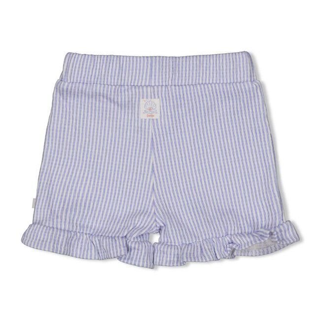 Feetje short streep crinkle - Sea La Vie lavendel