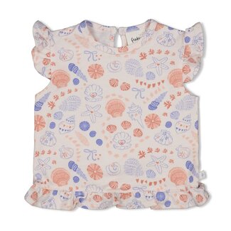 Feetje Feetje t-shirt aop - Sea La Vie l.roze