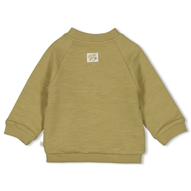 Feetje omkeerbaar bomberjack - Safari Savage groen