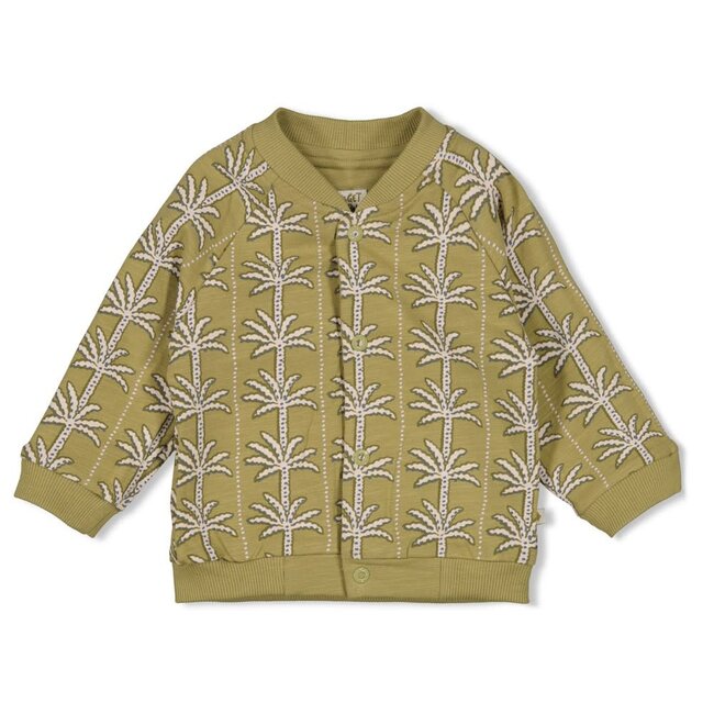 Feetje omkeerbaar bomberjack - Safari Savage groen