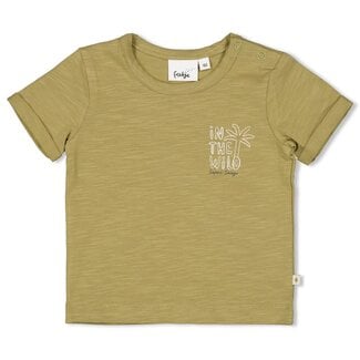Feetje Feetje t-shirt - Safari Savage groen