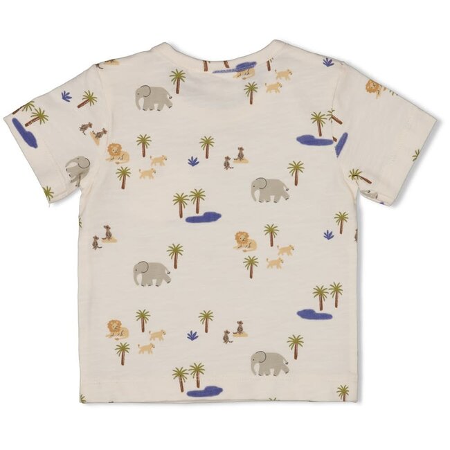 Feetje t-shirt aop - Safari Savage offwhite