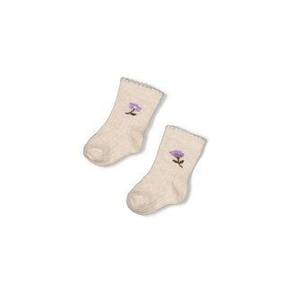 Feetje Feetje sokken - Flower Ranch offwhite melange