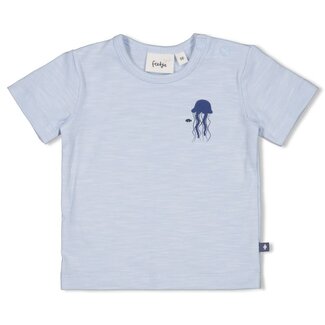 Feetje Feetje t-shirt - Blue Ocean blauw
