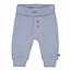 Feetje broek rib - Blue Ocean blauw melange