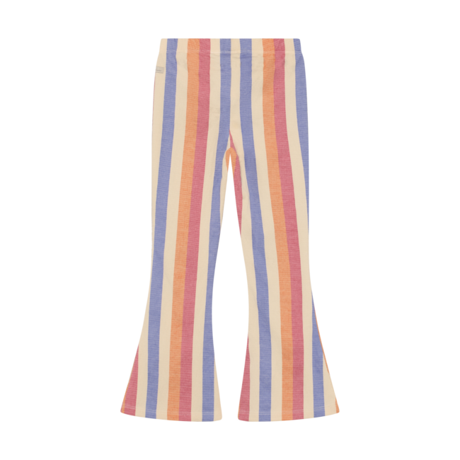 Daily7 flared legging striped heather rose