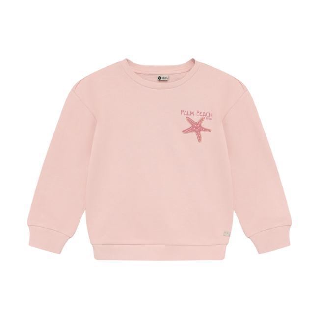 Daily7 sweater backprint silver pink