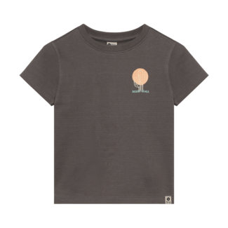 Daily7 Daily7 t-shirt structure print thunderstorm