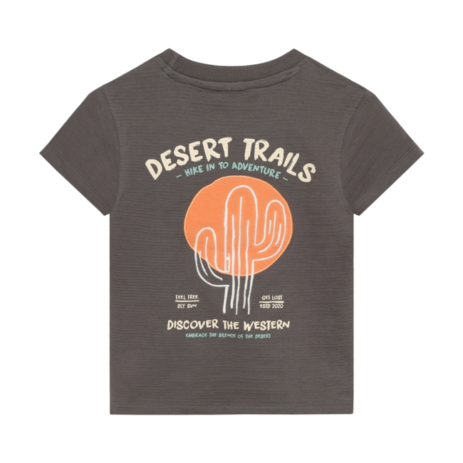 Daily7 t-shirt structure print thunderstorm