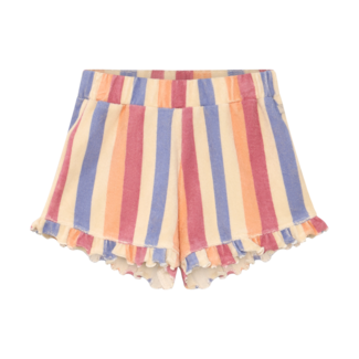 Daily7 Daily7 terry shorts striped heather rose