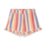 Daily7 terry shorts striped heather rose