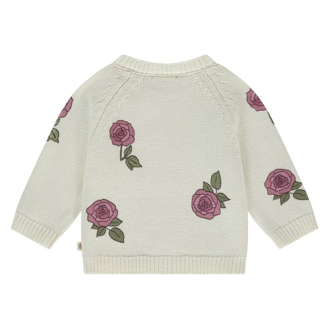 Babyface a tiny story baby cardigan ecru