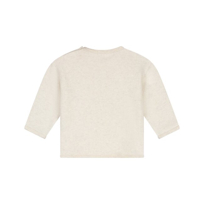 Babyface a tiny story baby pullover ecru melange