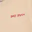Daily7 t-shirt backprint latte sand