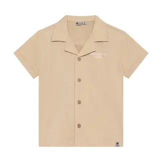 Daily7 Daily7 t-shirt fancy polo  latte sand