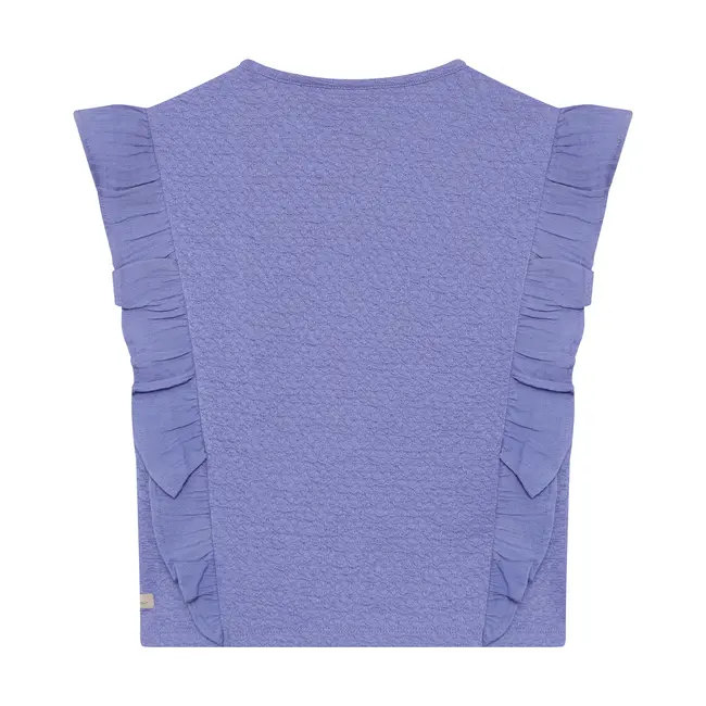 Daily7 t-shirt ruffle lolite