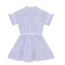 Daily7 dress stripe ruffle lolite