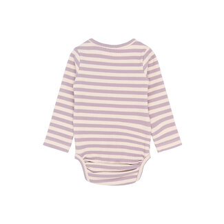 The New Siblings The New Siblings romper Fro sea frog striped rib