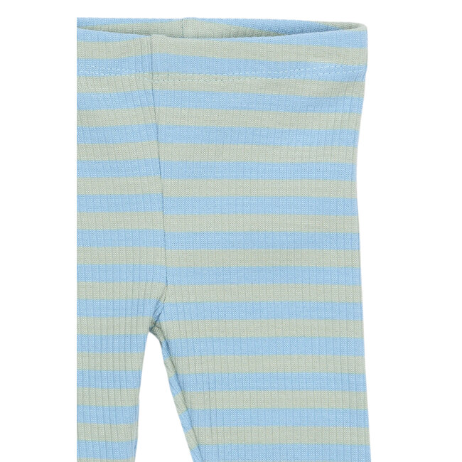 The New Siblings legging Fro forever blue stripes rib