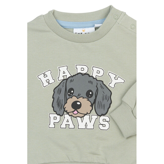 The New Siblings sweatshirt Sacarias aqua grey