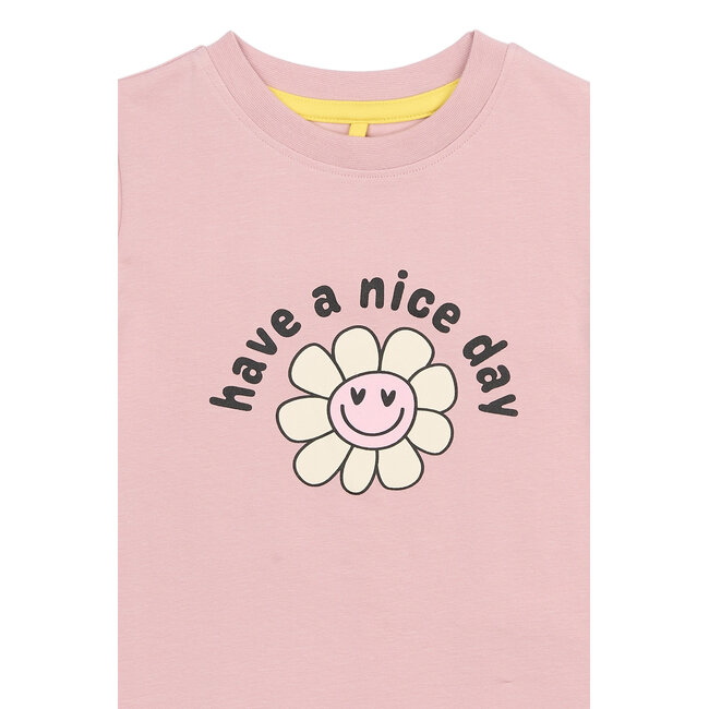 The New Siblings shirt Sille silver pink