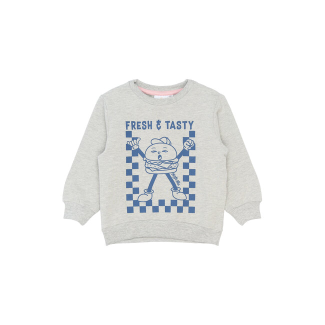 The New Siblings sweatshirts Samy light grey melange