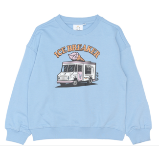 The New The New sweatshirt Stefan feather gray aop