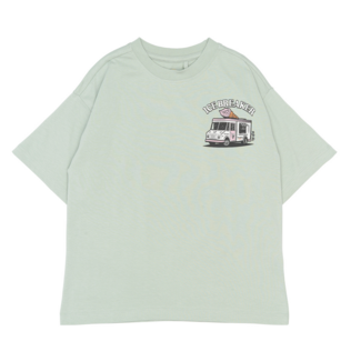 The New The New shirt Stefano aqua gray