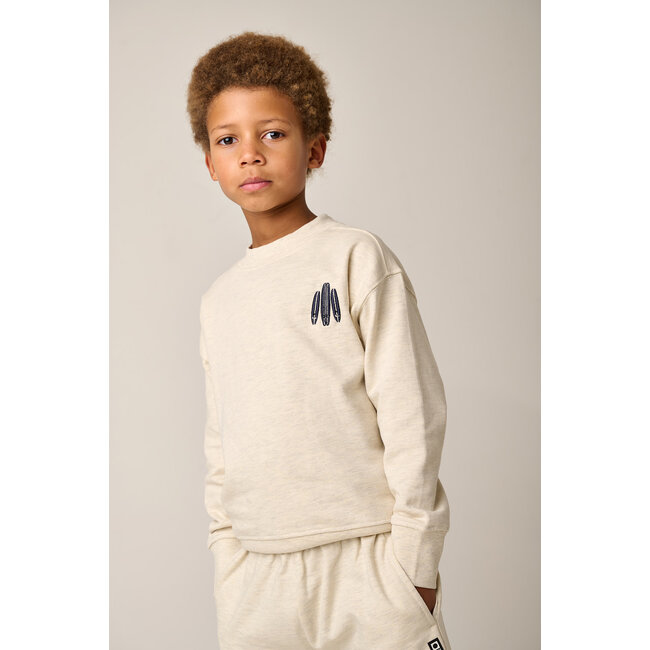 Tumble 'n Dry sweatshirt Seashore off white melange