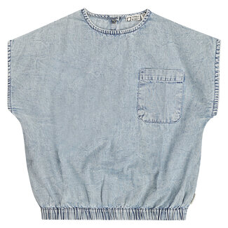 Tumble 'n Dry Tumble 'n Dry top Mirtillo denim light stonewash