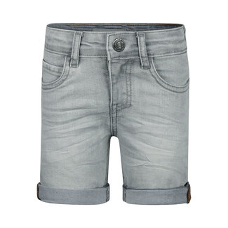 Koko Noko Koko Noko jeans shorts, loose fit grey jeans ss26