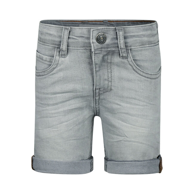 Koko Noko jeans shorts, loose fit grey jeans ss26