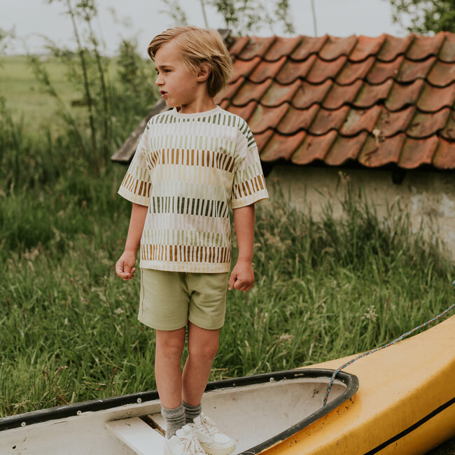 Koko Noko jogging shorts faded green