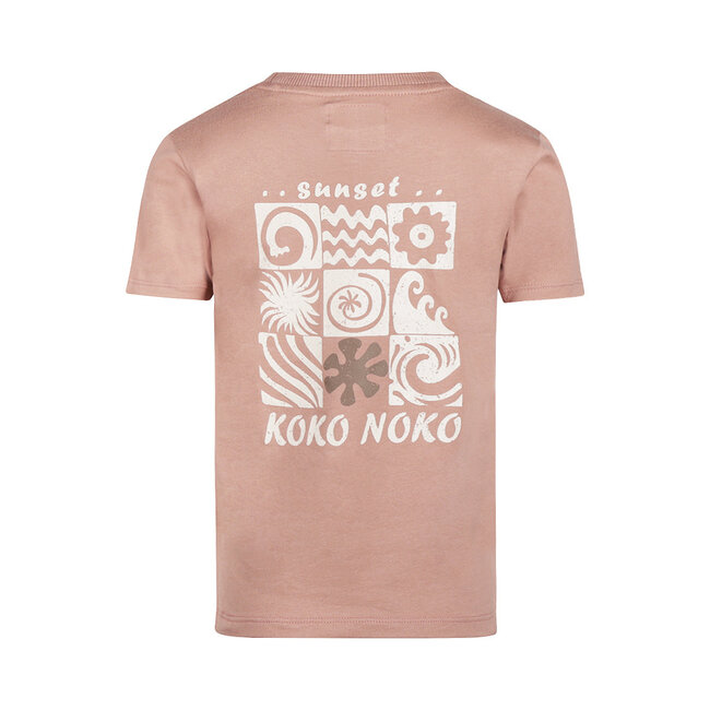 Koko Noko t-shirt dusty pink ss26